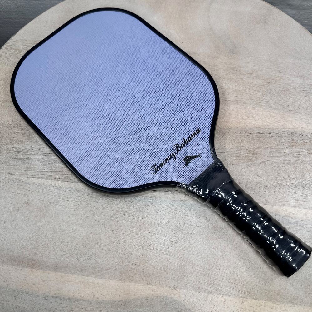 Pickleball Paddle Tommy Bahama Powder Blue Geometric Pattern New Game Paddle